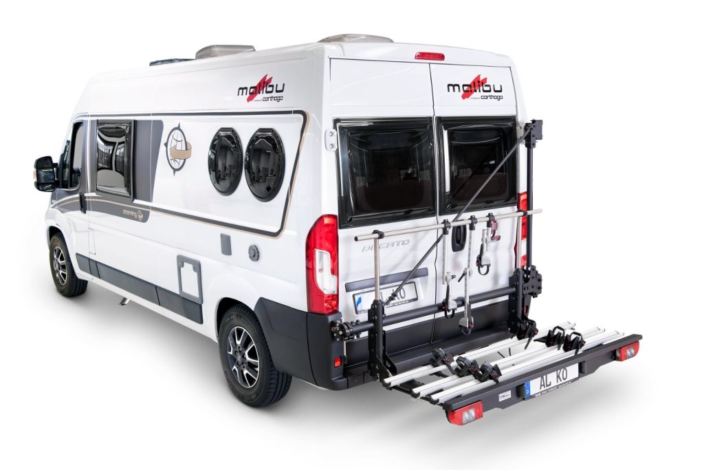 AL-KO Trigo Van version 3 vélos, à vide, monté sur un Fiat Ducato